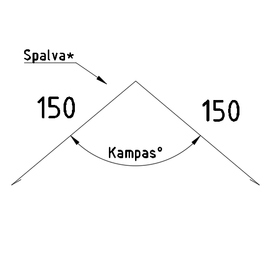 Kraigas - Blizgus Poliesteris - Standartinis - (1,0 m - 3,0 m)