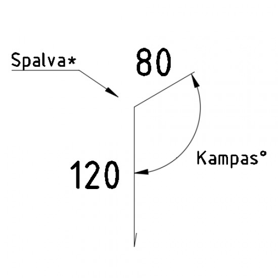 Laštakis - Blizgus Poliesteris - Standartinis - (1,0 m - 3,0 m)